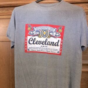 Gray Cleveland Graphic T-Shirt